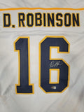 Denard Robinson Signed Michigan Wolverines White Home Throwback Jersey (Beckett)