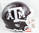 Johnny Manziel Signed Texas A&M F/S Speed Authentic Helmet w/HT JFF - Beckett W