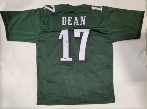 NAKOBE DEAN AUTOGRAPHED SIGNED PRO STYLE XL JERSEY BECKETT QR STICKER