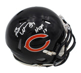Brian Urlacher Signed Chicago Bears Speed NFL Mini Helmet with "HOF 18" Insc.