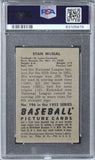 Cardinals Stan Musial Signed 1952 Bowman #196 Card Auto Graded 9! PSA Slabbed