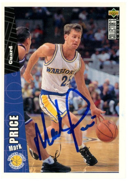 Mark Price Autographed/Signed 96-97 Collector's Choice #245 Card Beckett 52507