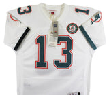 Dolphins Dan Marino "HOF MVP" Signed White 1990 TB Mitchell & Ness Jersey BAS 2