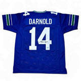 Sam Darnold Autographed / Signed Jersey - Beckett Authenticated - Blue