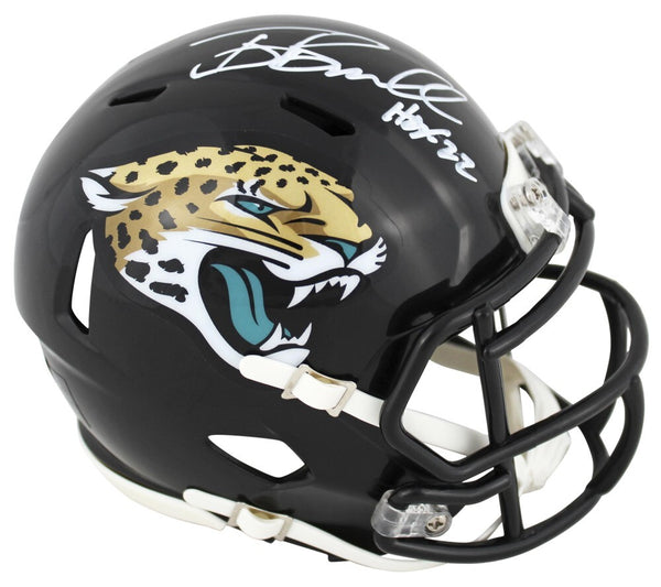 Tony Boselli Signed Jacksonville Jaguars Mini Helmet Inscribed "HOF 22"(Beckett)