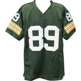 Dave Robinson Autographed Pro Style sz XL Green Jersey HOF Beckett Witness 51033