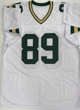 DAVE ROBINSON - Packers - Signed White Custom Jersey AUTO - w/ HOF 2013 - JSA