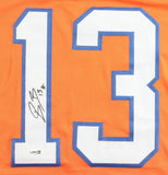 Pat Bryant Signed Denver Broncos Jersey (JSA) Ex-Illinois Fighting Illini / W.R.
