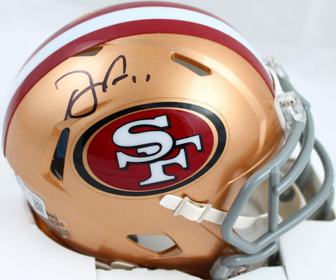 Brandon Aiyuk Autographed San Francisco 49ers Speed Mini Helmet- Beckett W Holo