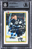 Kings Larry Robinson Authentic Signed 1990 Bowman #150 Card BAS Slabbed