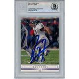 Ray Lewis Autographed/Signed 2001 Upper Deck #14 Trading Card Slab Beckett 53469