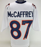 Ed McCaffrey "2x SB Champs" Signed Denver Broncos White Jersey (JSA COA) WR