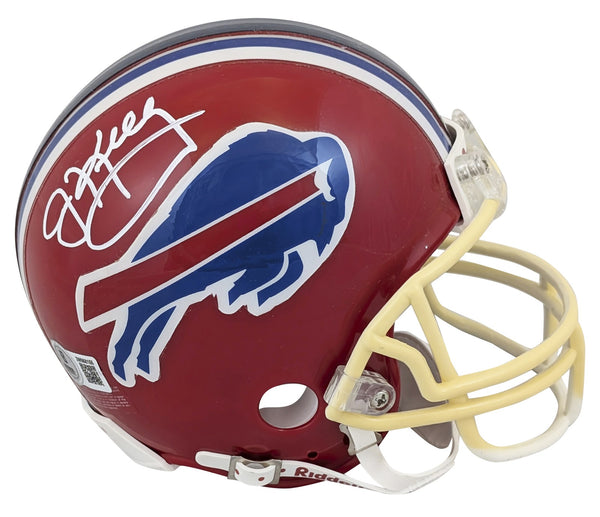 Bills Jim Kelly Authentic Signed VSR4 Rep Mini Helmet BAS Witnessed #2W968155