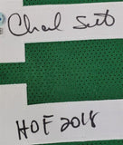 Charlie Scott Signed Celtics Green Picture Jersey Inscribed "HOF 2018" (JSA COA)