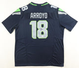 Elijah Arroyo Signed Seattle Seahawks Nike Authentic Jersey /JSA COA Ex-Miami TE