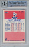 Sidney Moncrief Signed 1986-87 Fleer #75 Rookie Card Beckett 10 Slab 42936