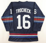 Vincent Trocheck Signed New York Rangers Throwback Jersey (Beckett)2024 All Star