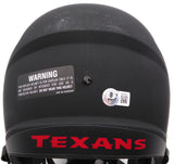Nico Collins Autographed Eclipse Full Size Helmet Texans Beckett BAS QR 1W433072