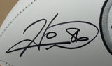 Hines Ward Autographed Steelers Logo Football Beckett 180990