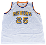 GAIL GOODRICH AUTOGRAPHED UCLA BRUINS #25 WHITE BASKETBALL JERSEY TRISTAR