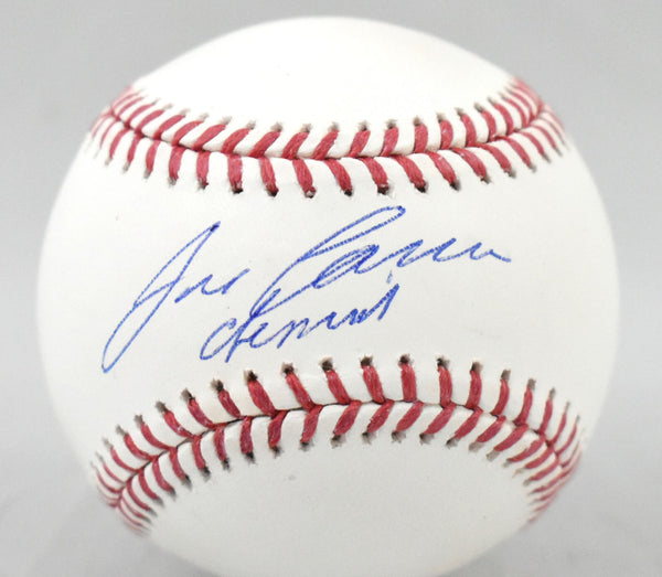 Jose Canseco Autographed Rawlings OML Baseball Chemist - Beckett W Holo *Blue