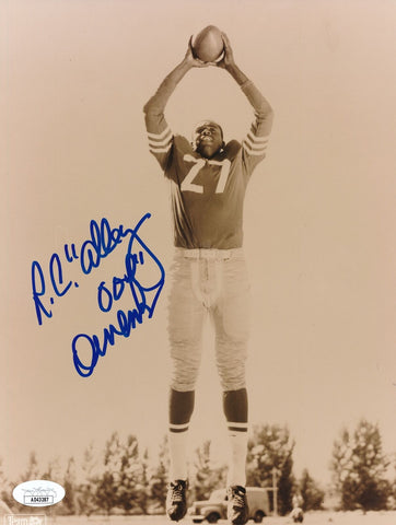 R.C. Owens Autographed/Inscribed 8x10 Photo 49ers Colts JSA
