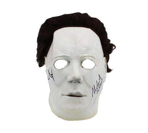 John Carpenter & Nick Castle Signed Halloween Michael Myers Mask