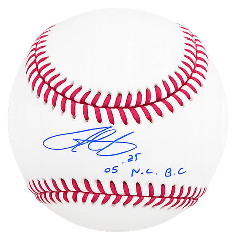 Derrek Lee Signed Rawlings Official MLB Baseball w/05 NL BC - (SCHWARTZ COA)