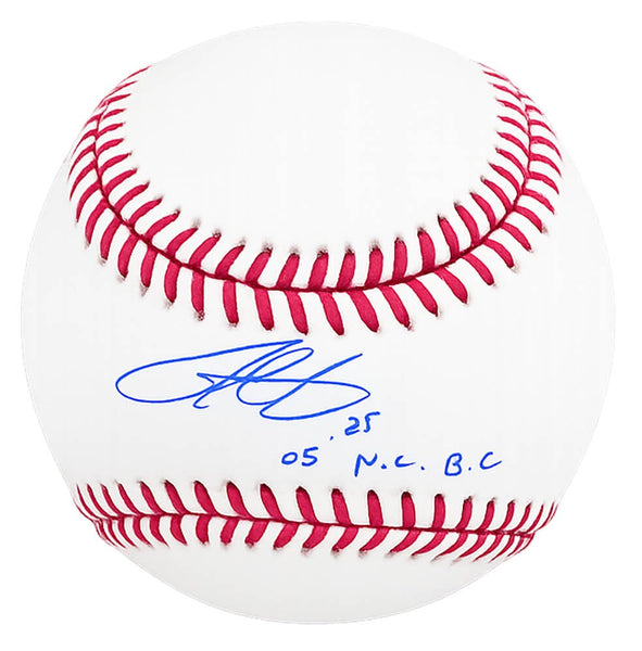 Derrek Lee Signed Rawlings Official MLB Baseball w/05 NL BC - (SCHWARTZ COA)