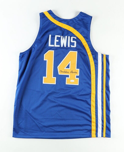Freddie Lewis Signed ABA Indiana Pacers Jersey (JSA COA) 3xABA Champ /Guard