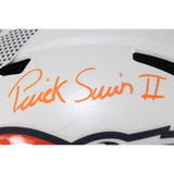 Patrick Surtain Autographed Denver Broncos F/S 24 Alt Helmet Beckett DPOY 50776
