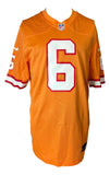 Baker Mayfield Signed Tampa Bay Buccaneers Orange Nike Game Replica Jersey BAS