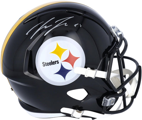 Pat Freiermuth Pittsburgh Steelers Signed Riddell Speed Replica Helmet
