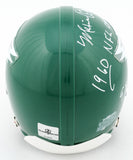 Maxie Baughan Signed Eagles Mini Helmet Inscribed 1960 NFL Champs & 9x Pro Bowl