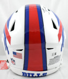 James Cook Autographed Bufalo Bills F/S SpeedFlex Helmet - Beckett W Hologram