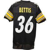 Jerome Bettis Autographed Pro Style Size XL Black Jersey Beckett Witness 55265
