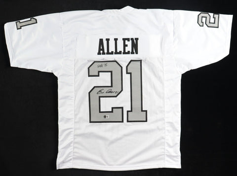 Eric Allen Signed Oakland Raiders Jersey Inscribed "HOF 25" (Beckett) All Pro DB