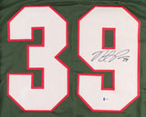 Nate Prosser Signed Minn Wild Green Jersey (Beckett) Playing career 2010-present