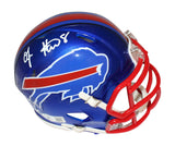 Oj Howard Autographed/Signed Buffalo Bills Flash Mini Helmet Beckett 40497