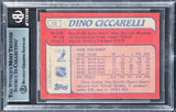North Stars Dino Ciccarelli Authentic Signed 1985 Topps #13 Card BAS Slabbed