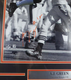 A.J. AJ GREEN AUTOGRAPHED SIGNED FRAMED 16X20 PHOTO BENGALS BECKETT 130259