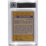 Ozzie Newsome Signed 1979 Topps #308 Trading Card HOF Beckett 44551