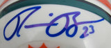Ronnie Brown Signed/Autographed Dolphins Mini Football Helmet JSA 213134