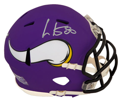 Cris Carter Signed Vikings (Current) Riddell Speed Mini Helmet - (SCHWARTZ COA)