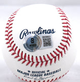 Marquis Grissom Autographed Rawlings OML Baseball - Beckett W Hologram *Blue