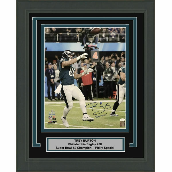 FRAMED Autographed/Signed TREY BURTON Inscr. Philly Special 16x20 Photo JSA COA
