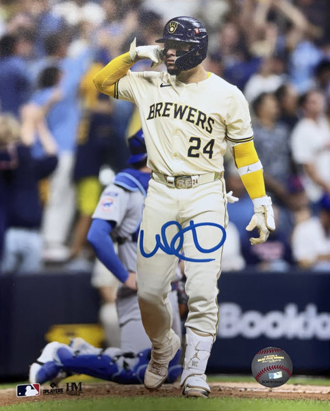 Milwaukee Brewers All Star Catcher WILLIAM CONTRERAS Signed 8x10 Photo #3 AUTO