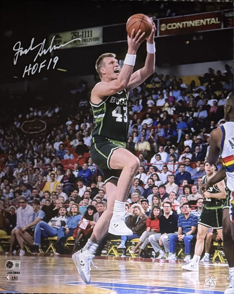 JACK SIKMA Signed 16x20 Photo #2 AUTO w/ HOF - Milwaukee Bucks - BAS