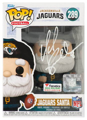 Mark Brunell Signed Jaguars SANTA Funko Pop Doll #289 - (SCHWARTZ SPORTS COA)