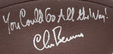 Chris Berman Signed/Autographed & Inscribed Wilson NFL Football ESPN BAS 212308
